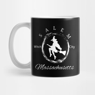 Salem Witch City Logo White Mug